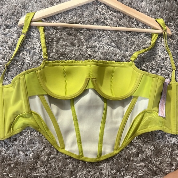 Savage X Fenty Corset Green XS - Picture 4 of 5